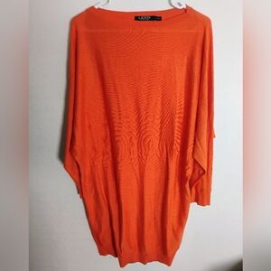 Lauren Ralph Lauren Vibrant Orange Sweater dress